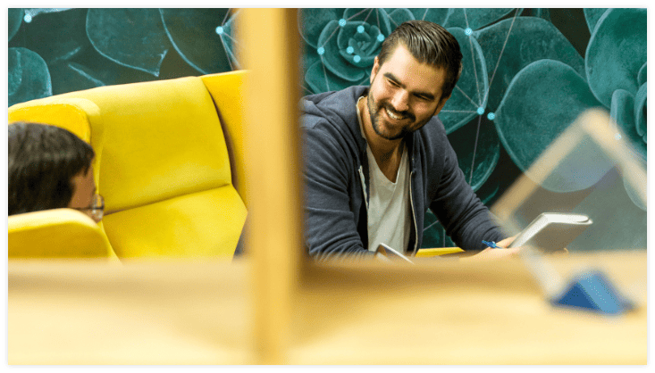 Recruitment and staffing consultants smiling